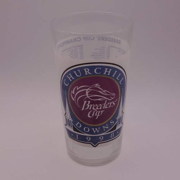 Libby Glassware Churchill Downs Breeders Cup Champions 1998 Collectable Glass - Picture 1 of 16